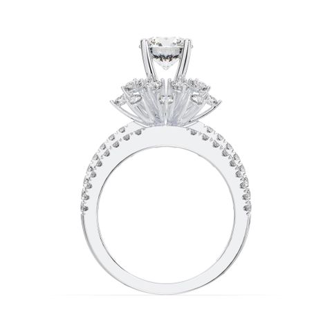 Nhẫn Vàng K14WG đính Cubic Zirconia Calista 14WCZCZ16N02328