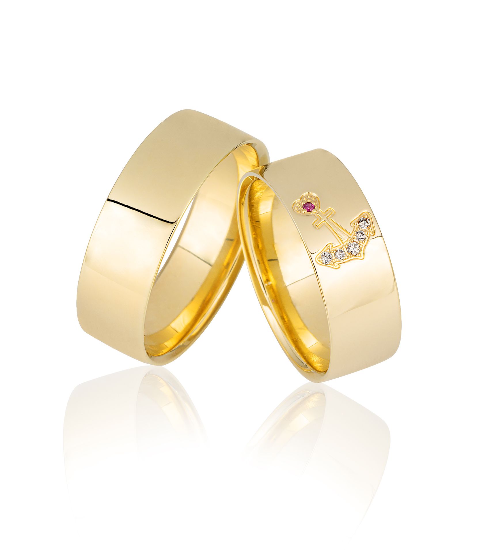 Nhẫn cưới Vàng 10K/14K/18K/Bạch kim PT900 Calista Infini 6577