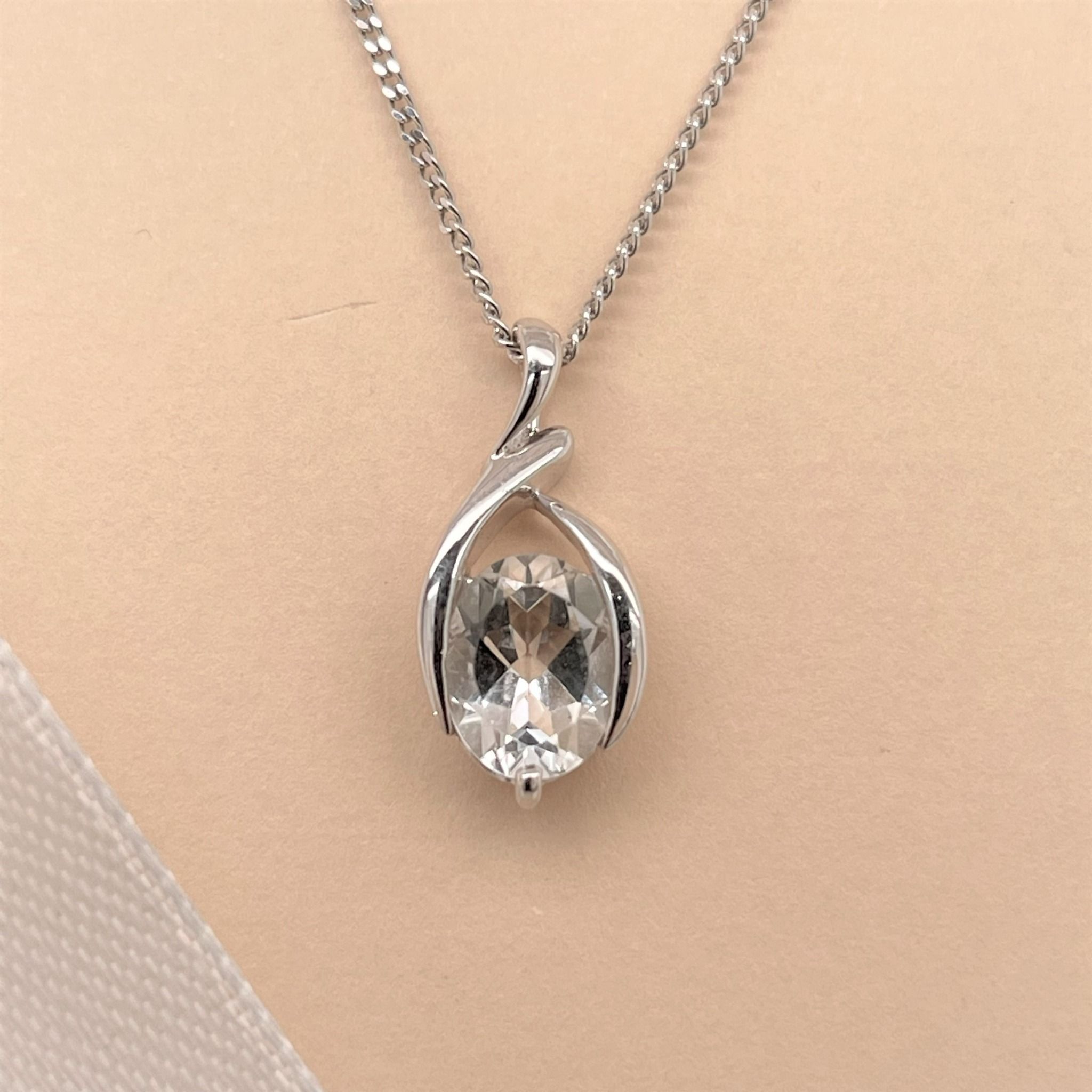 Mặt Dây Vàng K14WG đính CZ Calista EPD70245
