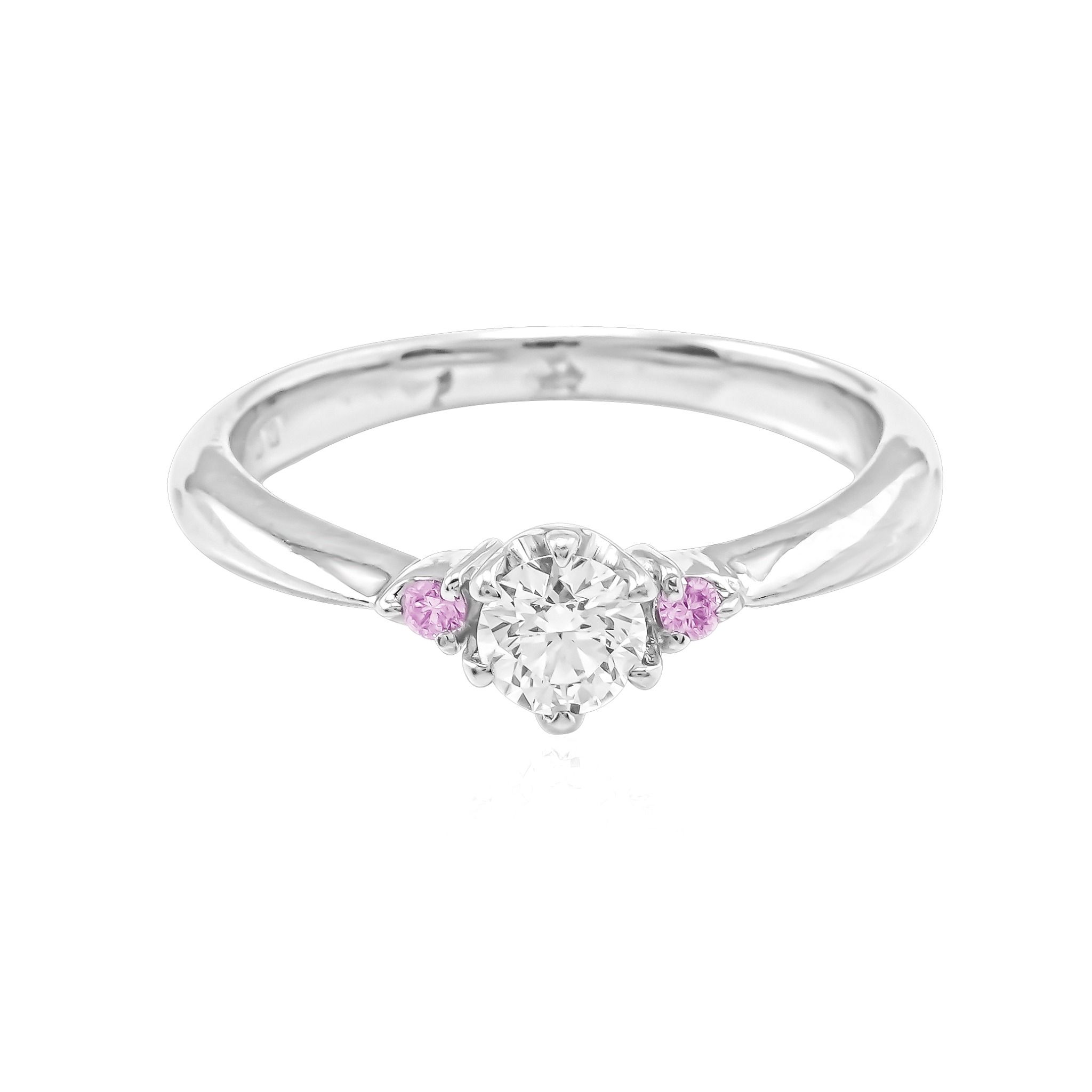 Nhẫn Bạch Kim PT900 đính Kim cương Calista IJT_LRG019