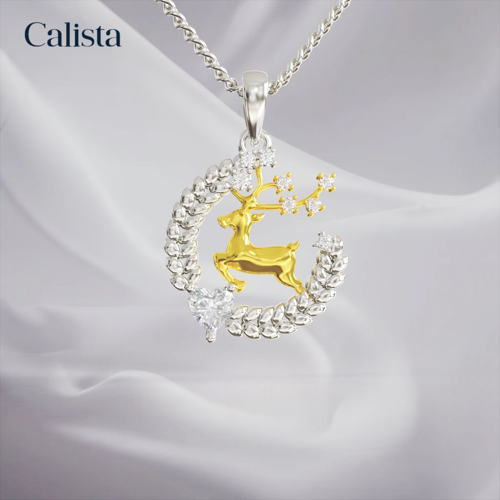 Mặt dây chuyền The Cosmos vàng 10K Calista PD23079