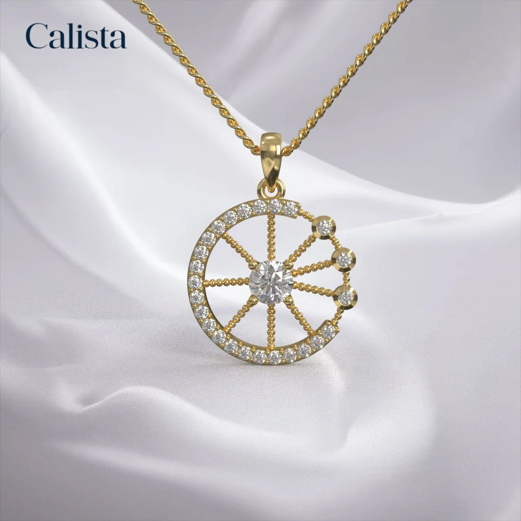 Mặt dây chuyền The Cosmos vàng K14 Calista PD23080