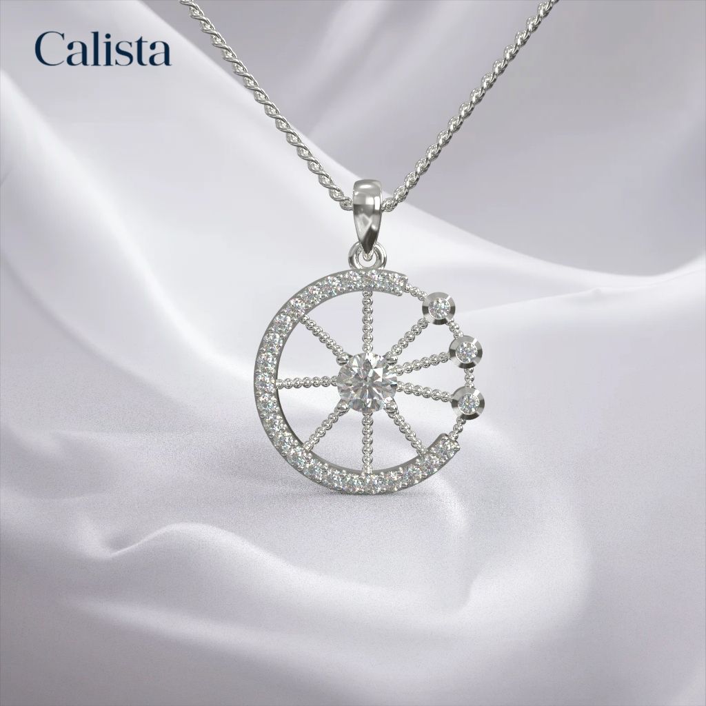 Mặt dây chuyền The Cosmos vàng K14 Calista PD23080