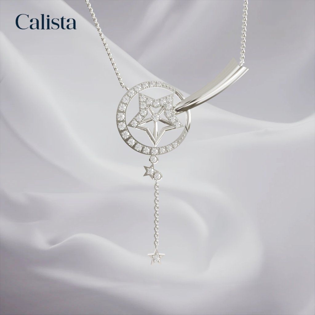 Mặt dây chuyền The Cosmos vàng 14K Calista PD23089