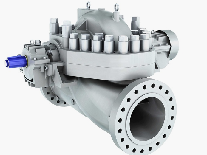 HSB axially split single stage pipeline pump