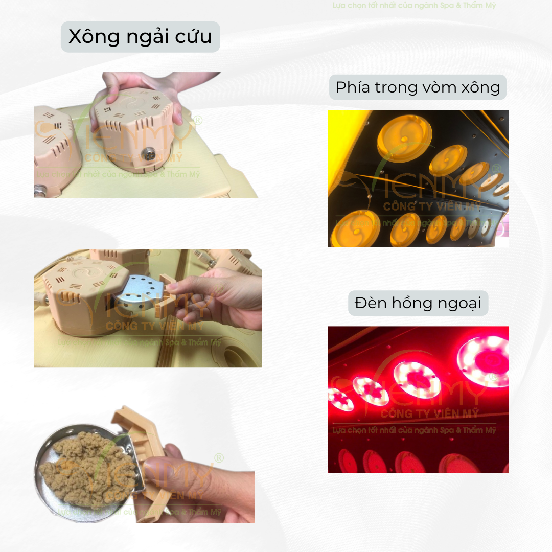 Vòm xông ngải cứu nhiệt hồng quang TXN-NA002