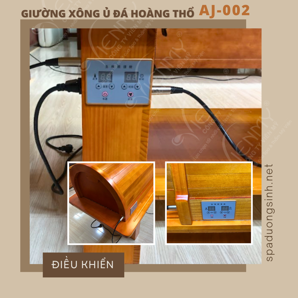 Giường xông ủ đá hoàng thổ AJ-022