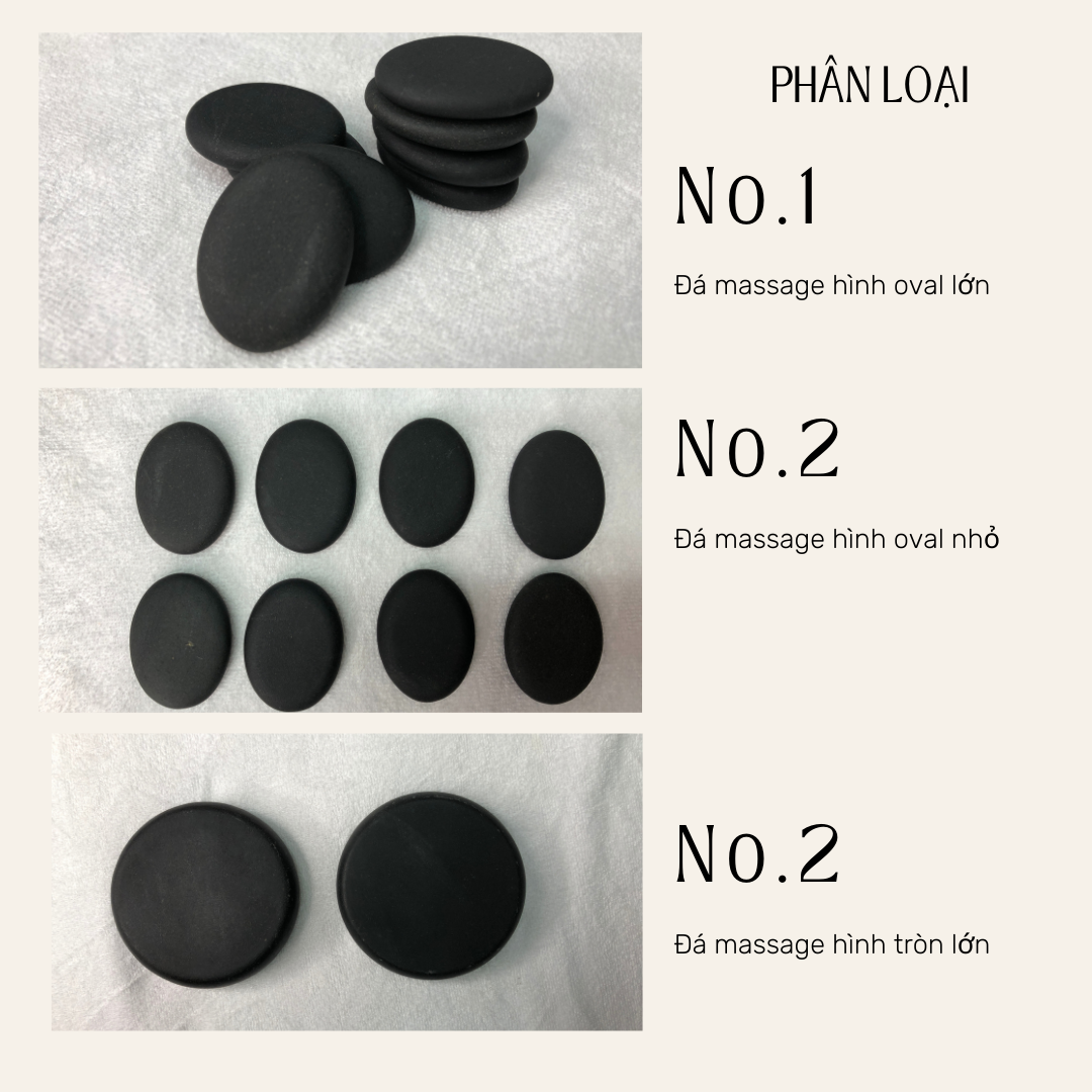 Bộ đá massage nhập 16 viên