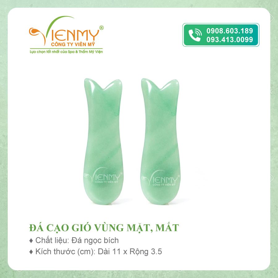 Bộ đá ngọc bích cạo gió massage