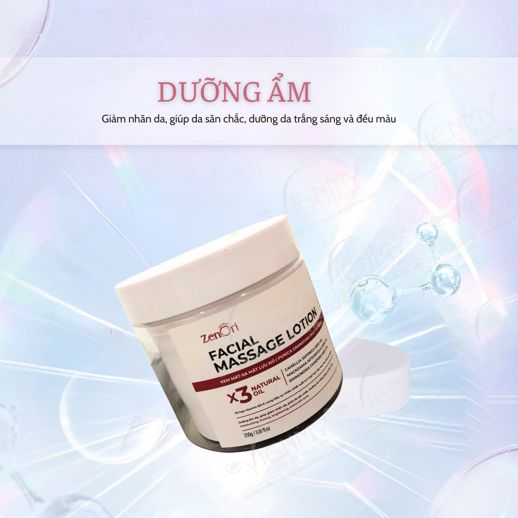 Kem Massage Mặt Lựu Đỏ Zenori