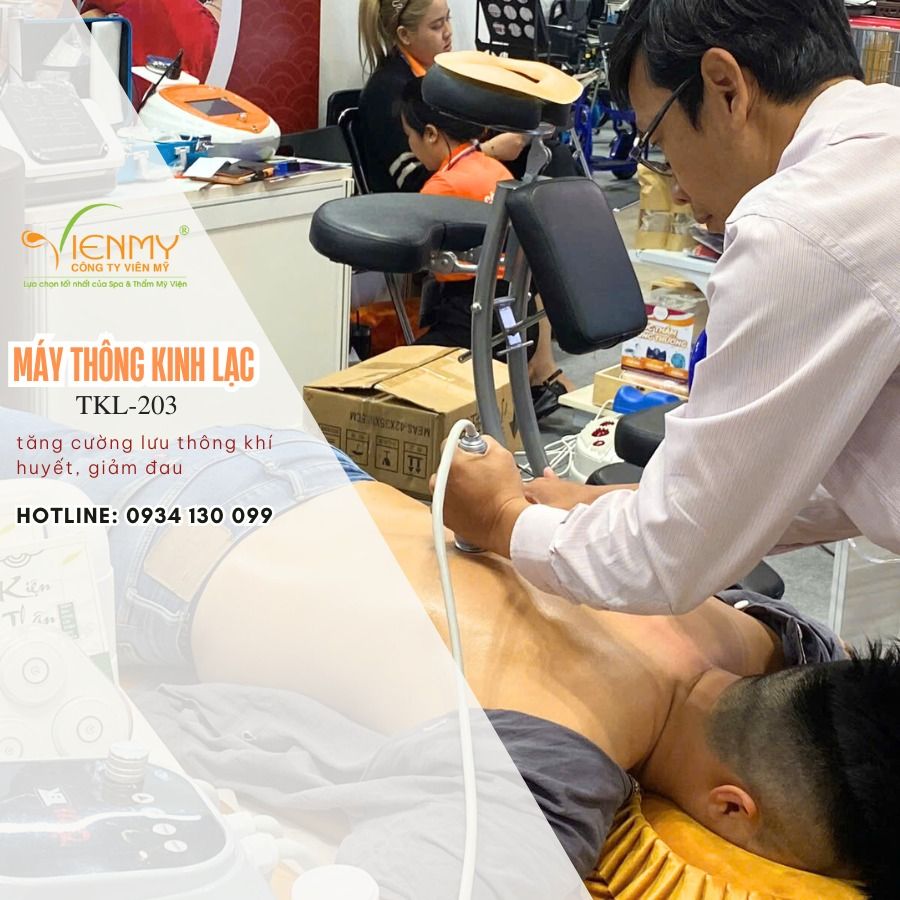 Máy thông kinh lạc/giác hơi để bàn TKL-203