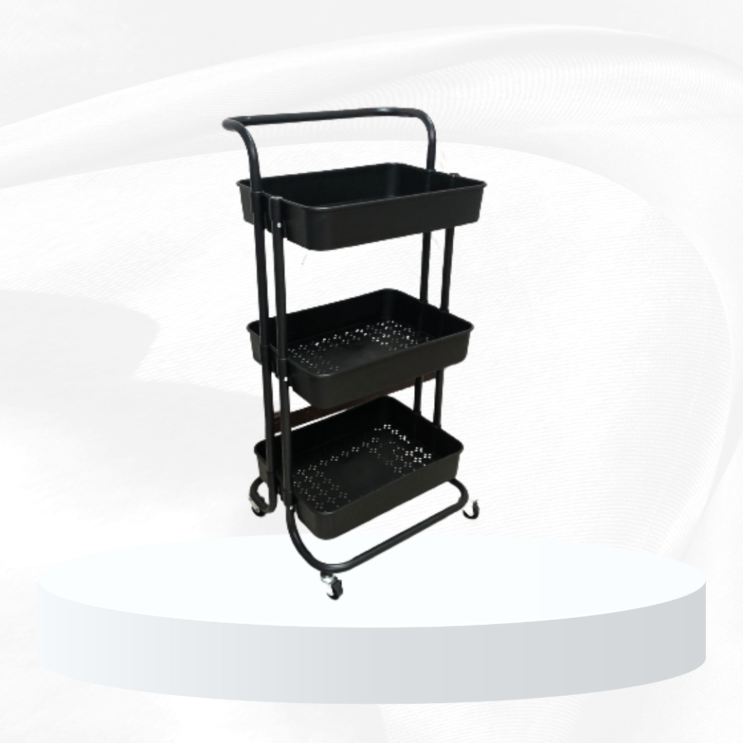 Kệ nhựa chân sắt 3 tầng KN001