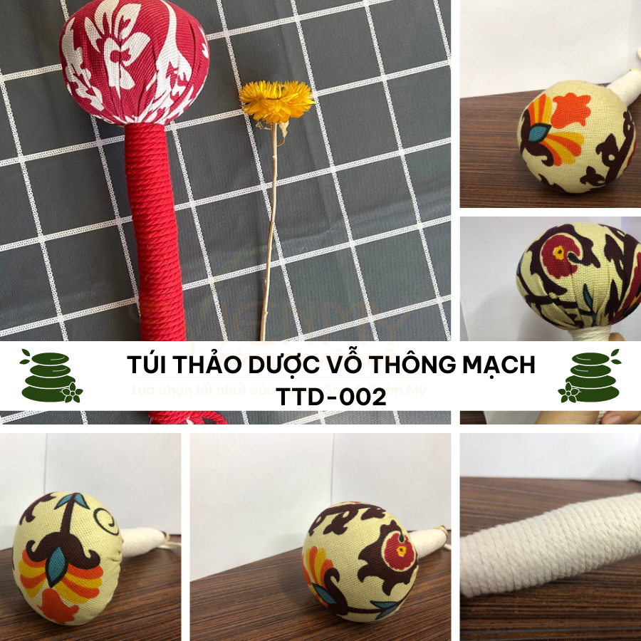 Túi thảo dược vỗ thông mạch TTD-002