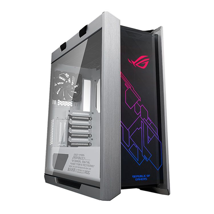 Thùng máy Case Asus ROG Strix Helios GX601 | White, Mid tower, Kèm 4 fan