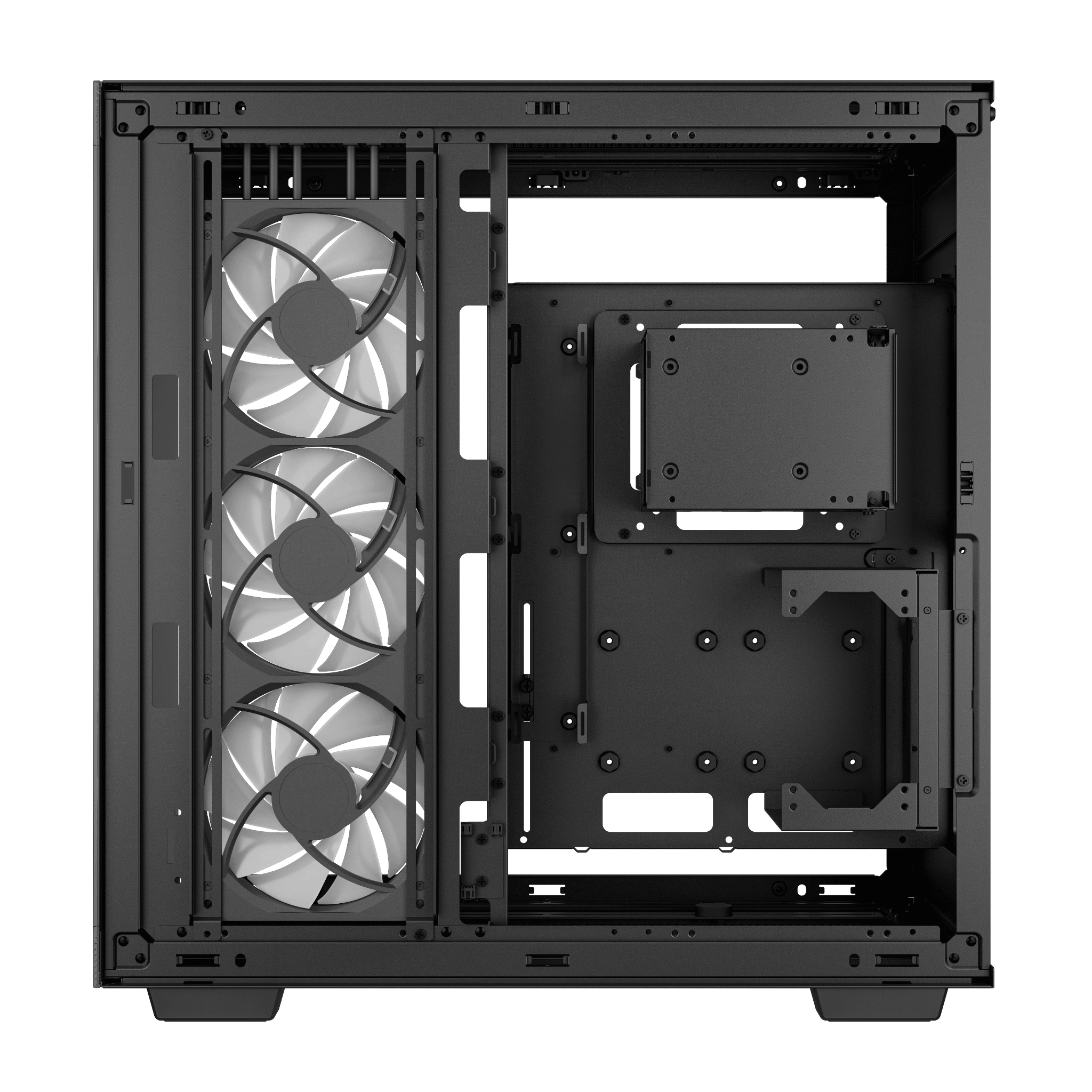 Thùng máy Case Deepcool CH780 - Đen | E-ATX, sẵn 3 fan ARGB 140