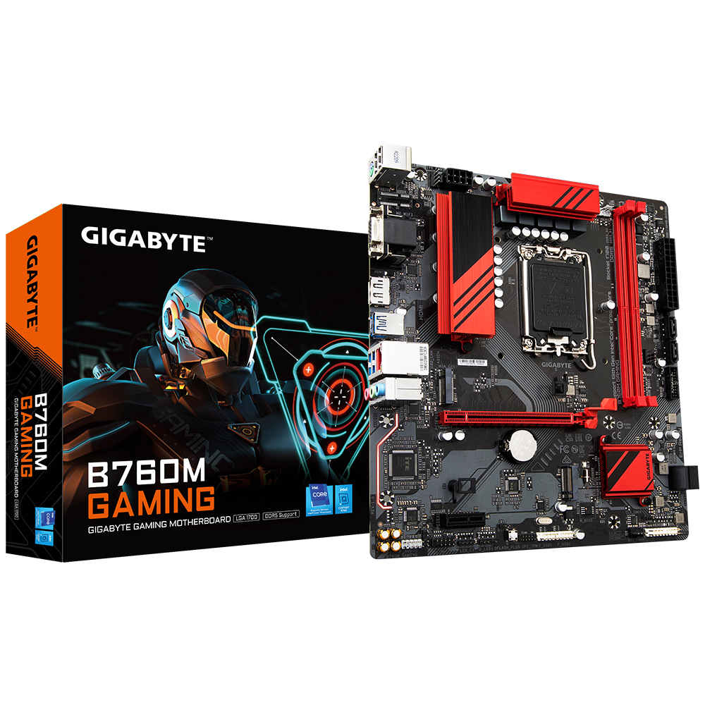 Mainboard Gigabyte B760M Gaming | Intel B760, Socket 1700, Micro ATX, 2 khe DDR5