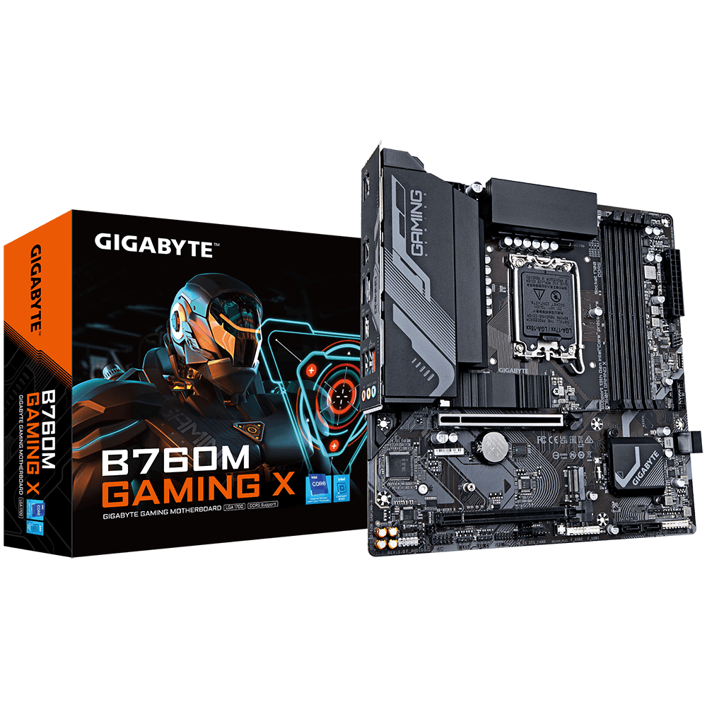 Mainboard Gigabyte B760M GAMING X | Intel B760, Socket 1700, Micro ATX, 4 khe DDR5