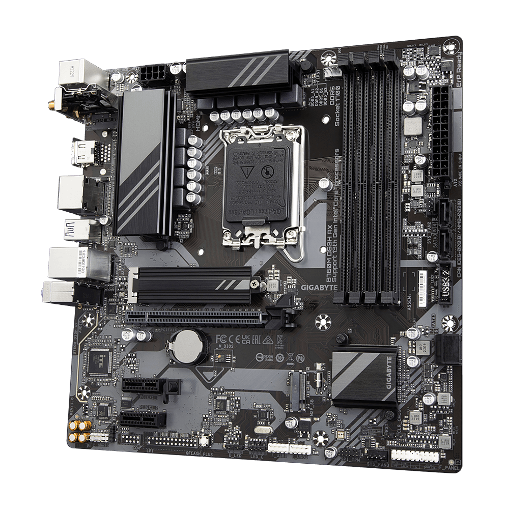 Mainboard Gigabyte B760M DS3H AX (rev. 1.x) | Intel B760, Socket 1700, Micro ATX, 4 khe DDR5