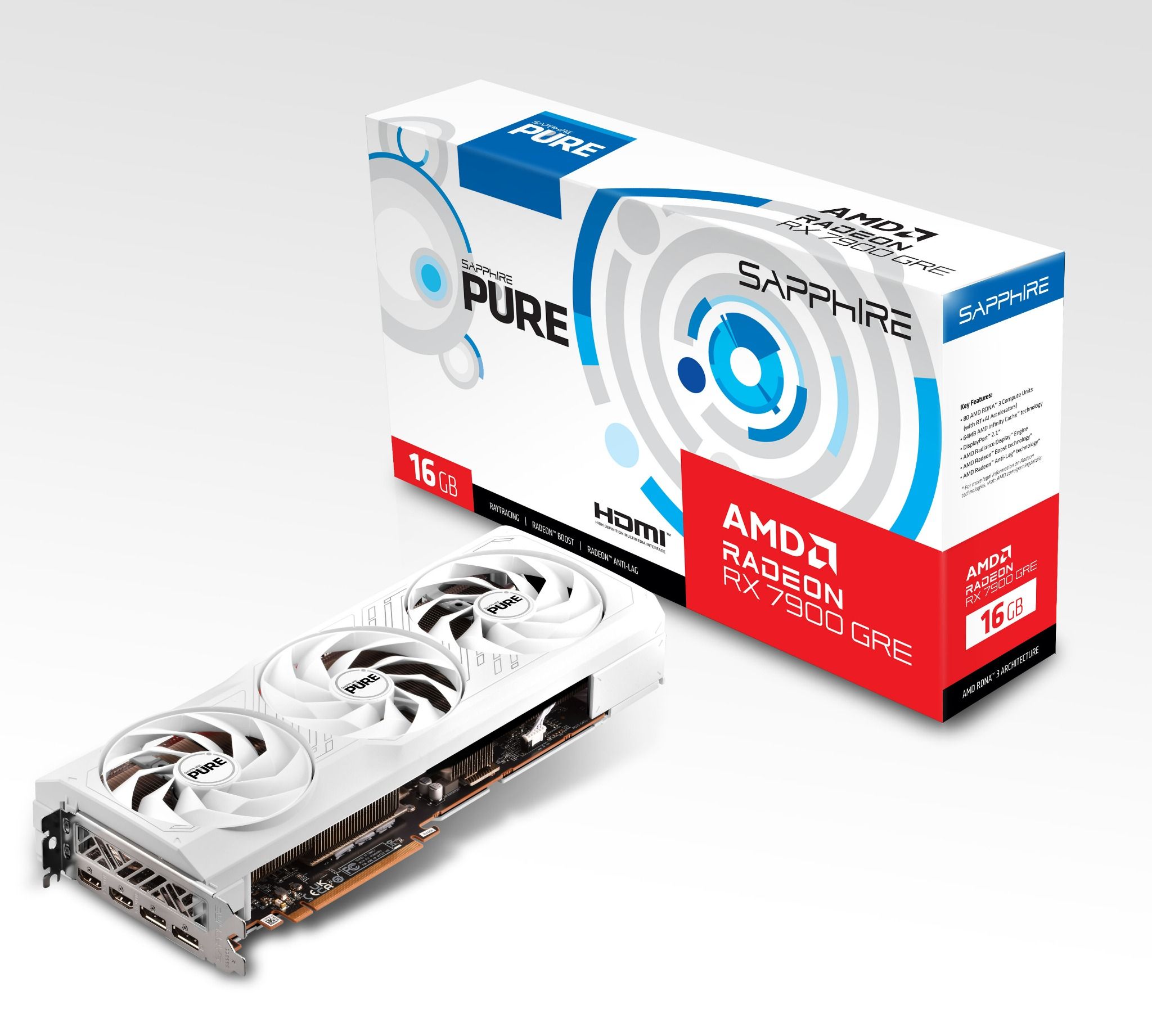 Card màn hình VGA Sapphire Pulse AMD Radeon RX 7900 GRE 16GB