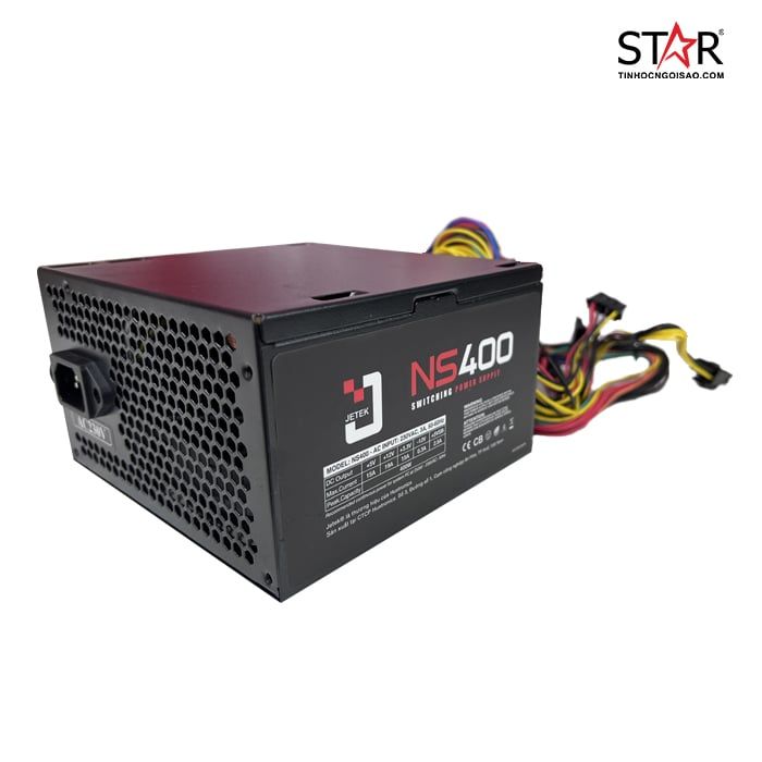 Nguồn Jetek STAR Power NS400 400W + Dây Nguồn