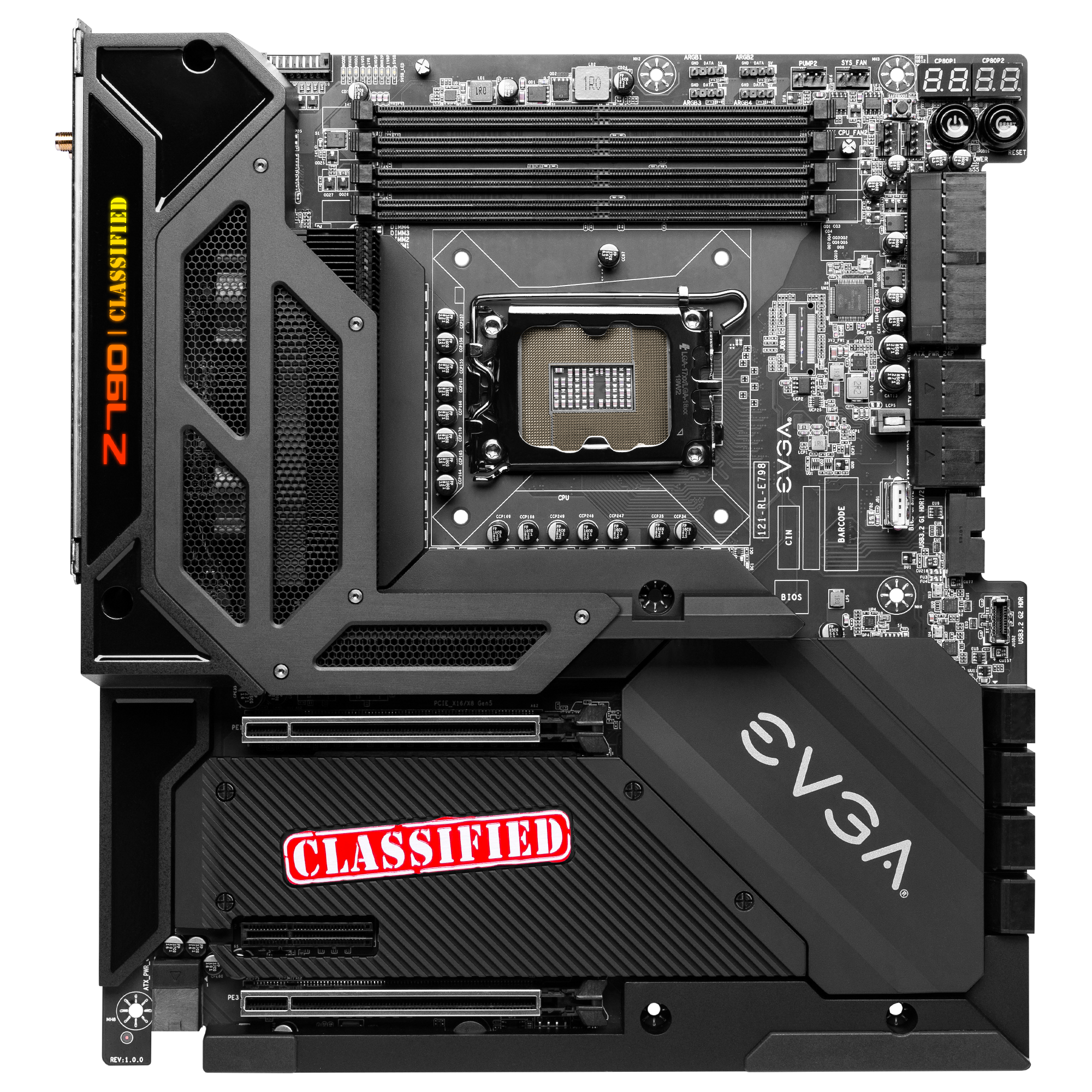 Mainboard EVGA Z790 CLASSIFIED | Intel Z790, Socket 1700, E-ATX, 4 khe DDR5