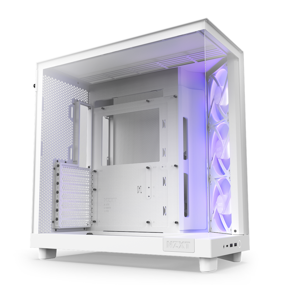 Thùng máy Case NZXT H6 Flow RGB - Trắng