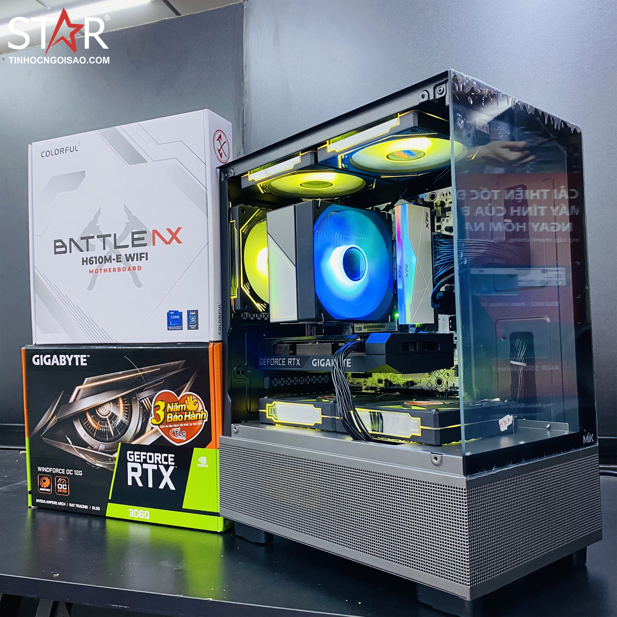 PC Gaming STAR CHICKEN AETHER  | I5 12400F, RTX 3060