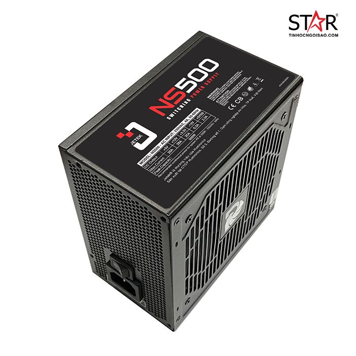 Nguồn Jetek STAR Power NS500 500W + Dây Nguồn