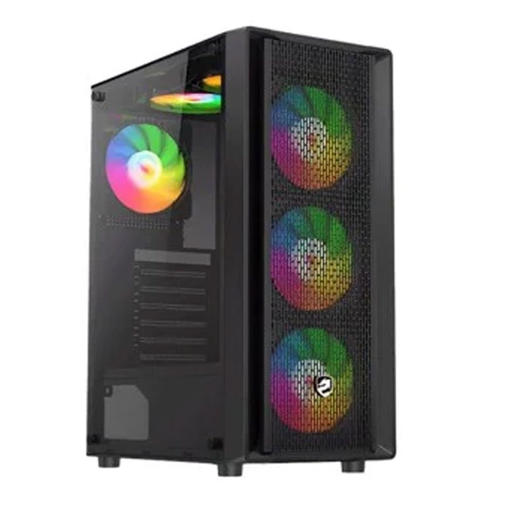 Thùng máy Case VITRA CERES V305-M 4FRGB BLACK (Mid Tower/Màu Đen/ Kèm sẵn 4 Fan RGB)