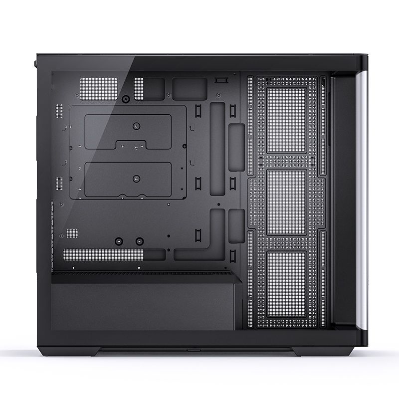 Thùng máy Case Jonsbo D300 - Black | Micro-ATX, kính cong