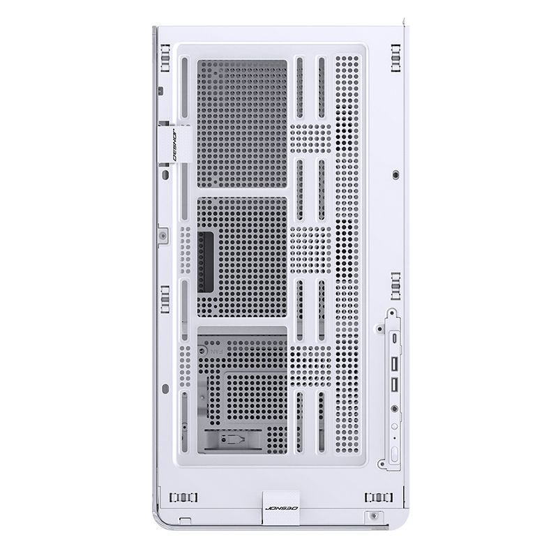 Thùng máy Case Jonsbo D300 - White | Micro-ATX, kính cong