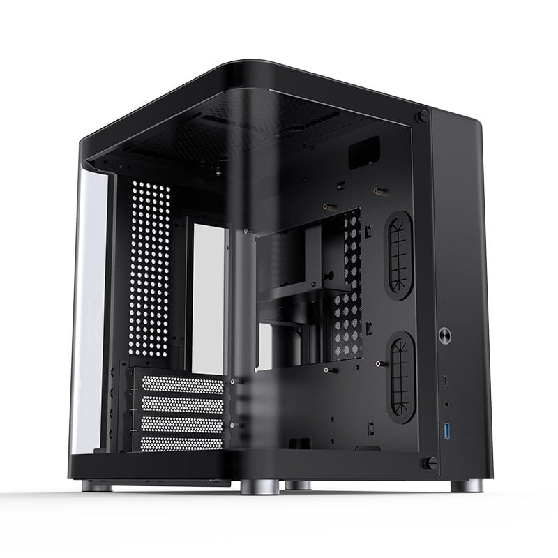 Thùng máy Case Jonsbo TK-1 2.0 - Đen | Micro-ATX