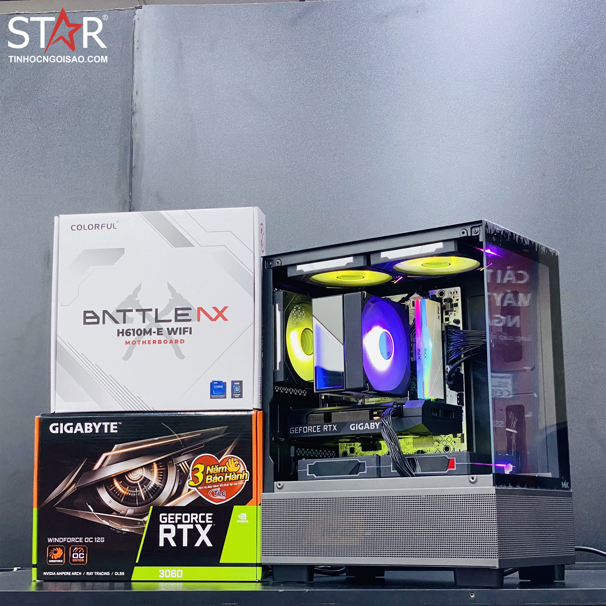 PC Gaming STAR CHICKEN AETHER  | I5 12400F, RTX 3060