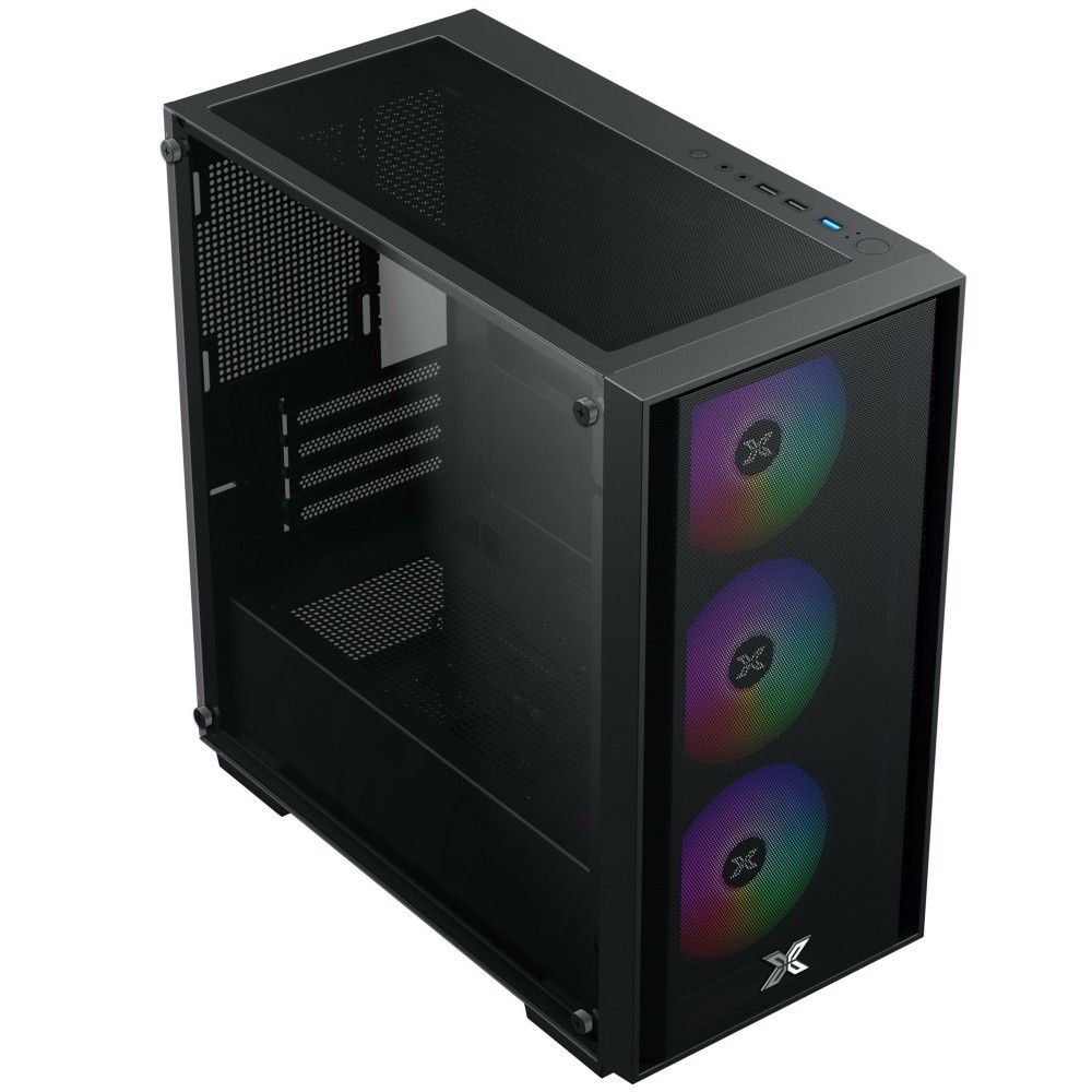 Thùng máy Case XIGMATEK NYX Air II 3F - Đen, kèm 3 fan RGB (EN41952)