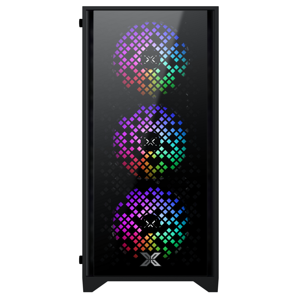 Thùng máy Case Xigmatek NYX II 3F Black | M-ATX, kèm 3 fan RGB