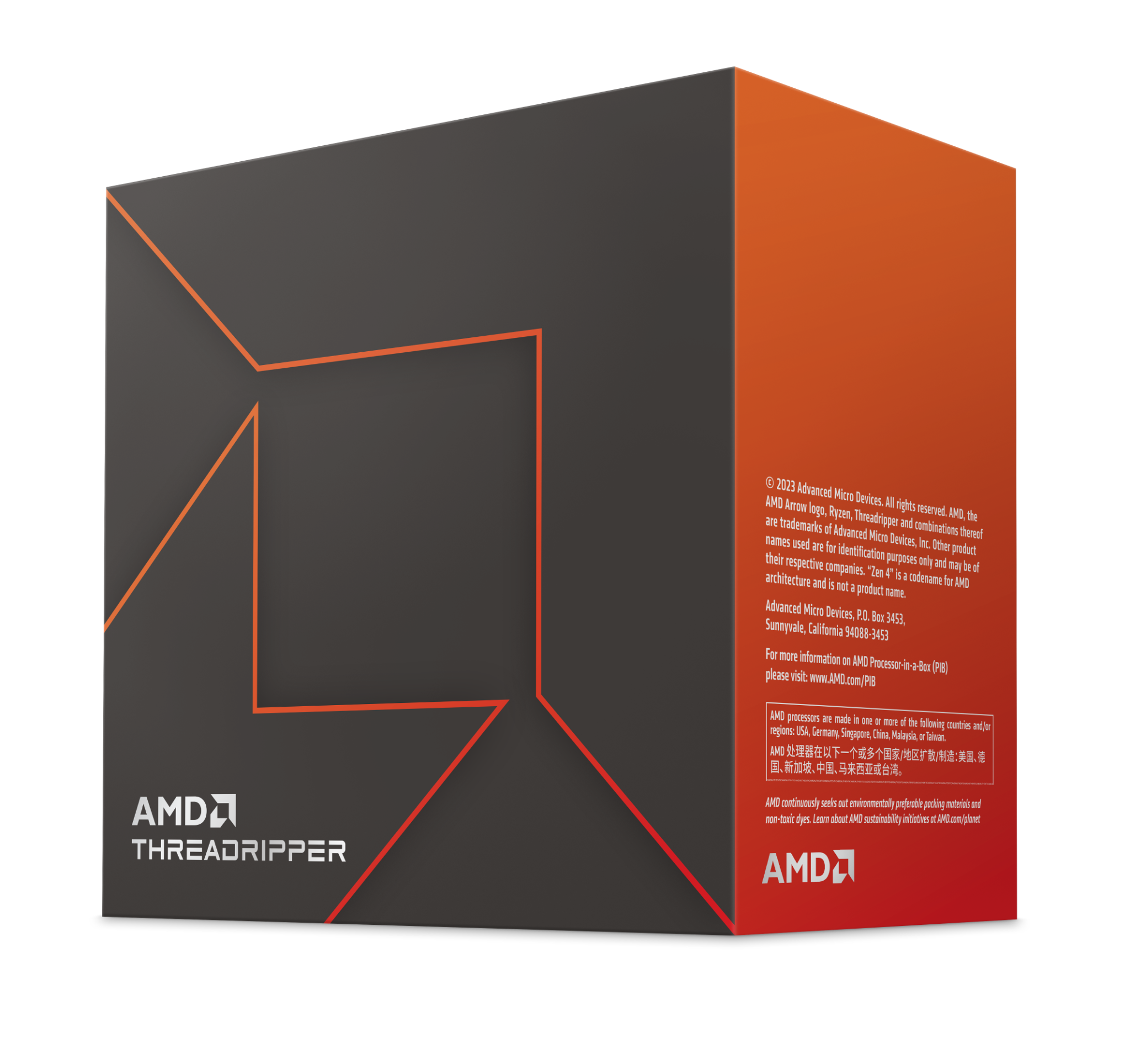 CPU AMD Ryzen Threadripper 7980X Chính hãng | Up to 5.1 GHz / 3.2GHz, 64 Cores 128 Threads, sTR5