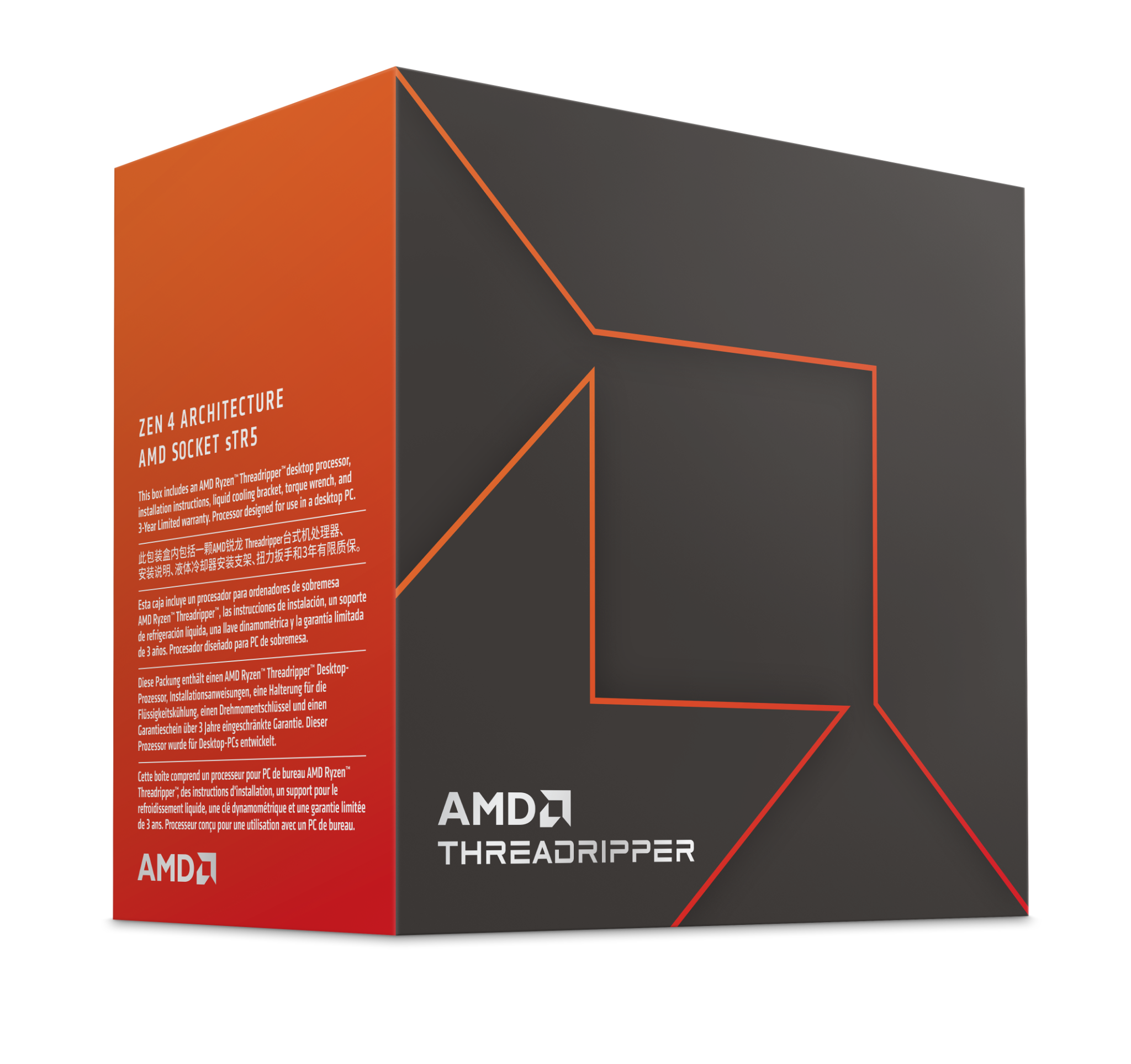 CPU AMD Ryzen Threadripper 7980X Chính hãng | Up to 5.1 GHz / 3.2GHz, 64 Cores 128 Threads, sTR5