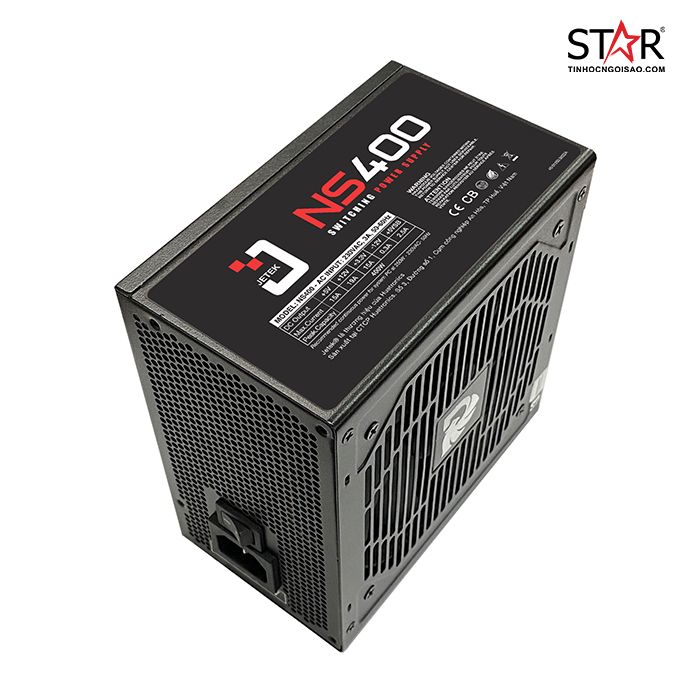 Nguồn Jetek STAR Power NS400 400W + Dây Nguồn