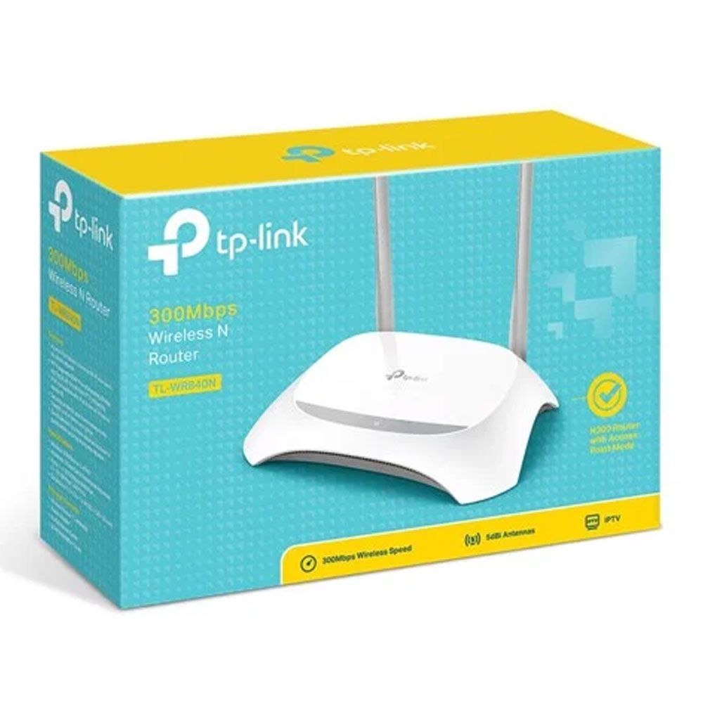 Phát Wifi TP-Link TL-WR840N 300Mbps 2 anten Chính Hãng