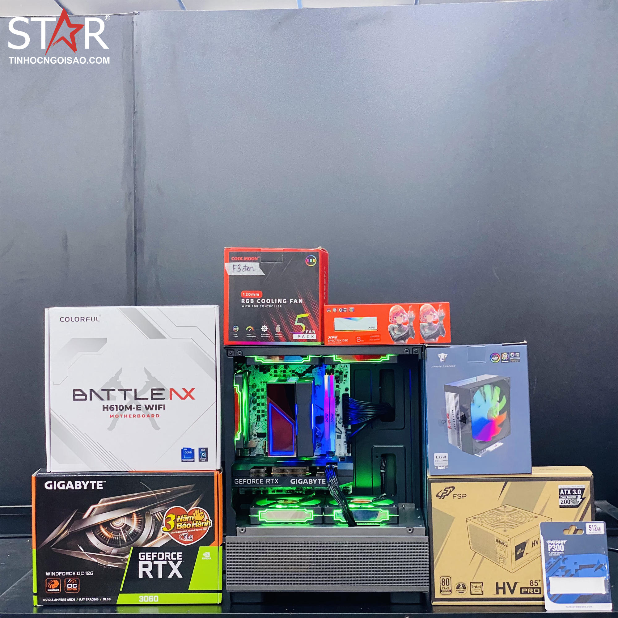 PC Gaming STAR CHICKEN AETHER  | I5 12400F, RTX 3060