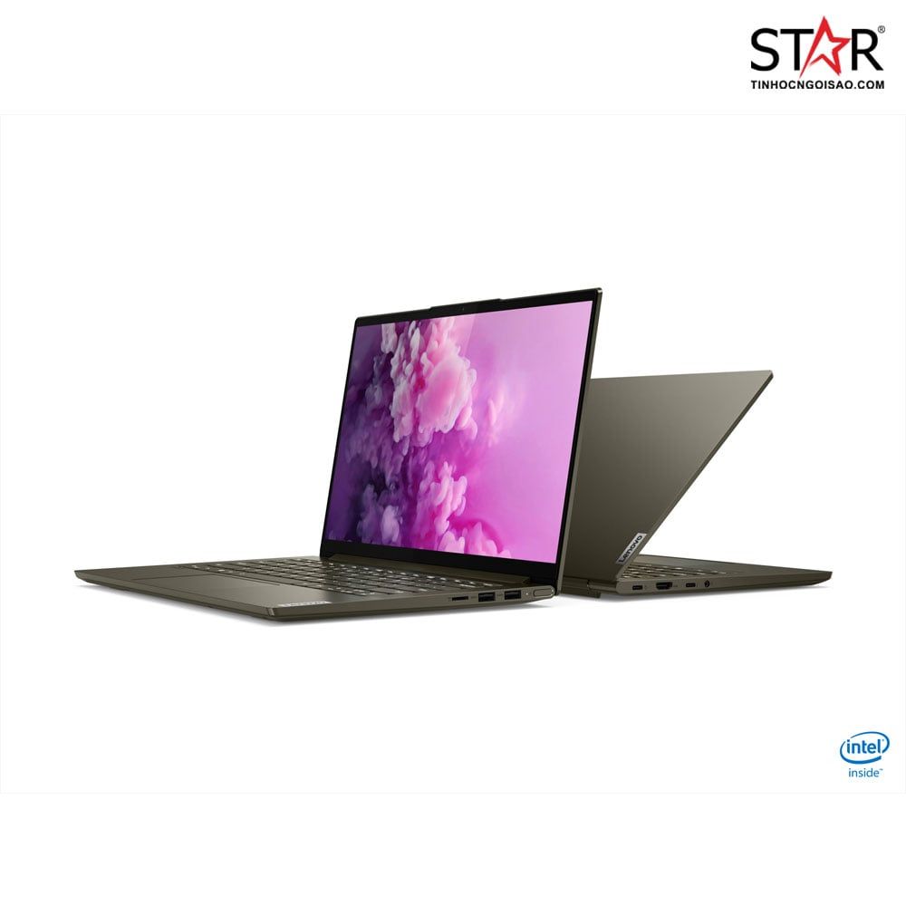 Laptop Lenovo Yoga Slim 7 14ITL05 82A3004FVN i7-1165G7 EVO | Iris Xe Graphics | 8GB | 512GB |14 inch FHD IPS | Win10 (Dark Moss)