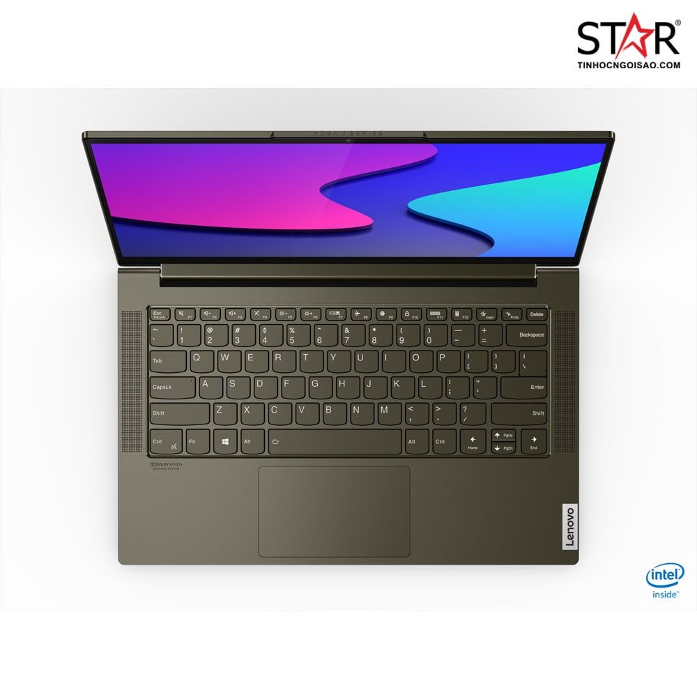 Laptop Lenovo Yoga Slim 7 14ITL05 82A3004FVN i7-1165G7 EVO | Iris Xe Graphics | 8GB | 512GB |14 inch FHD IPS | Win10 (Dark Moss)