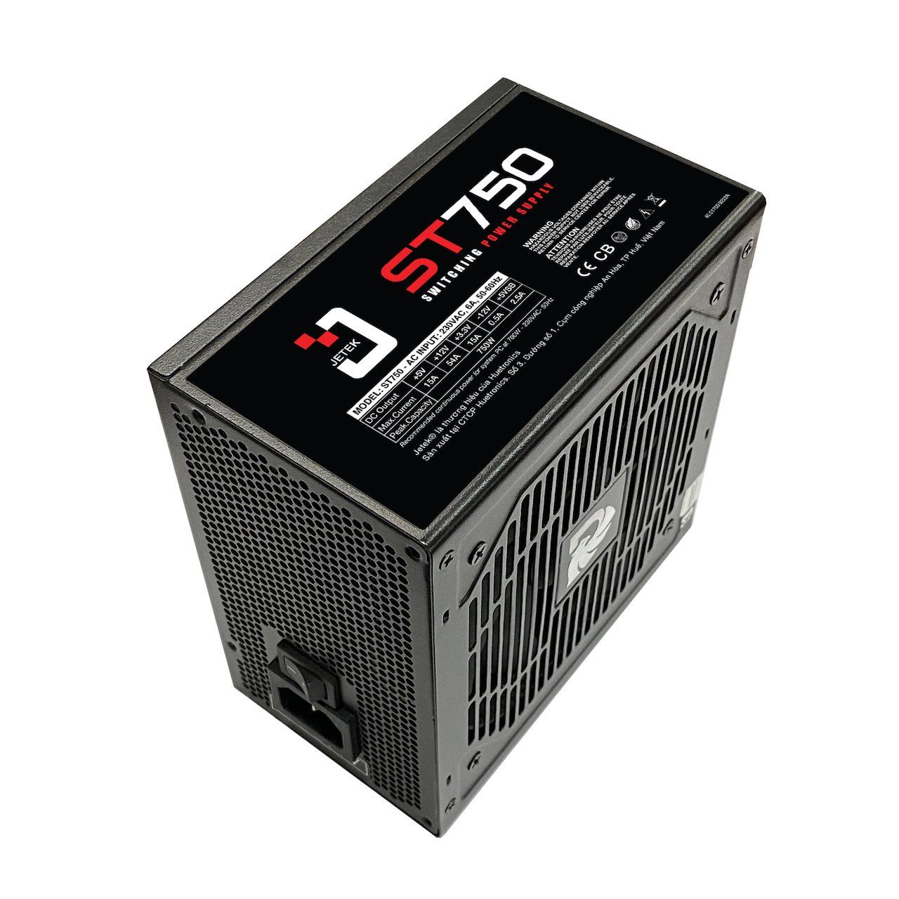 Nguồn Jetek J Series 750W Plus | 750W ST750 ATX 12V PFC