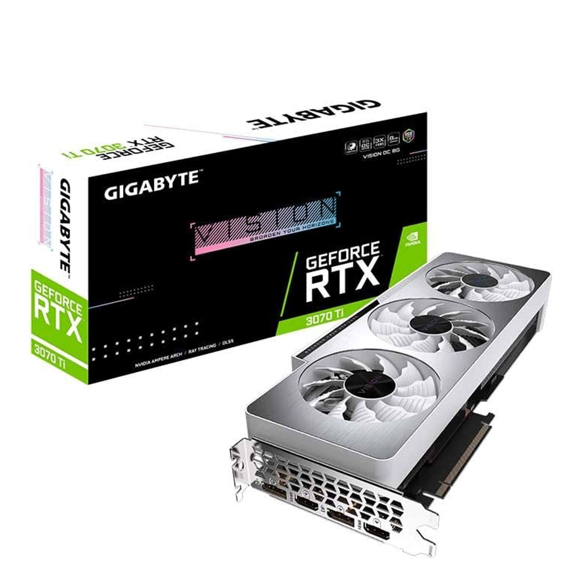 VGA Gigabyte RTX 3070 Ti 8GB GDDR6X Vision OC (GV-N307TVISION OC-8GBD)