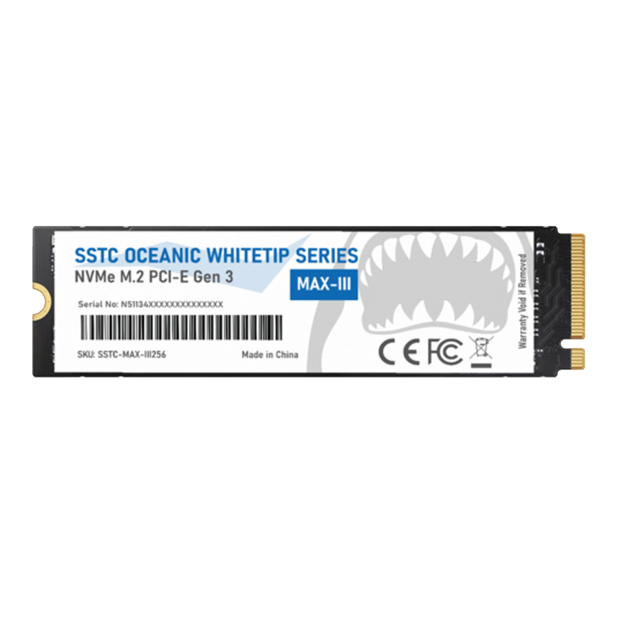 Ổ cứng SSD SSTC Oceanic Whitetip NVMe M.2 MAX-III 512GB