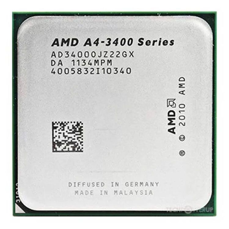 CPU AMD A4 3400 (2.70GHz, 2 Cores 2 Threads, FM1) TRAY