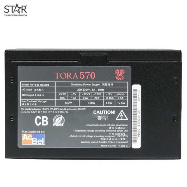 Nguồn Acbel 570W Tora QSD