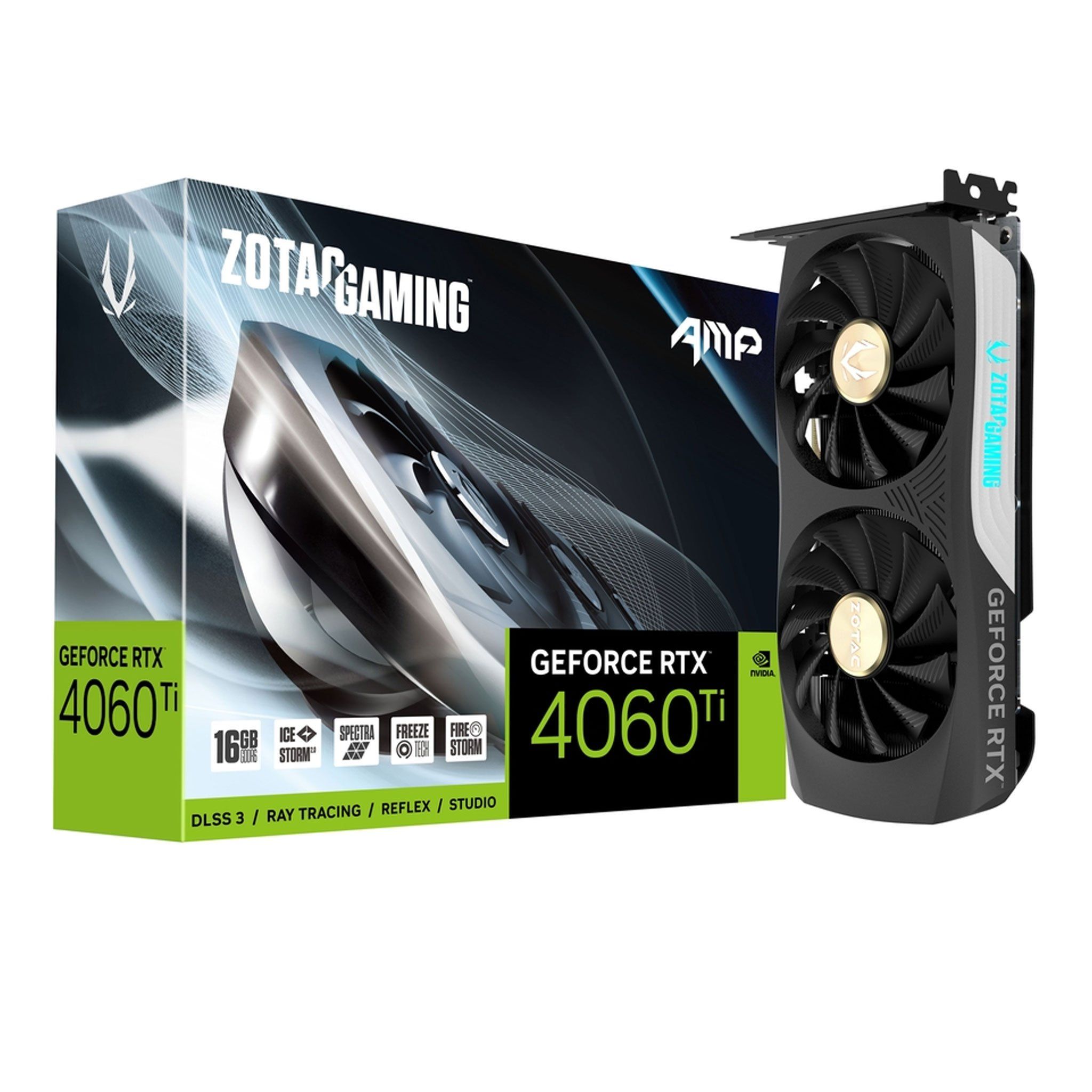 Card màn hình VGA ZOTAC Gaming GeForce RTX 4060 Ti 16GB AMP ZT-D40620F-10M