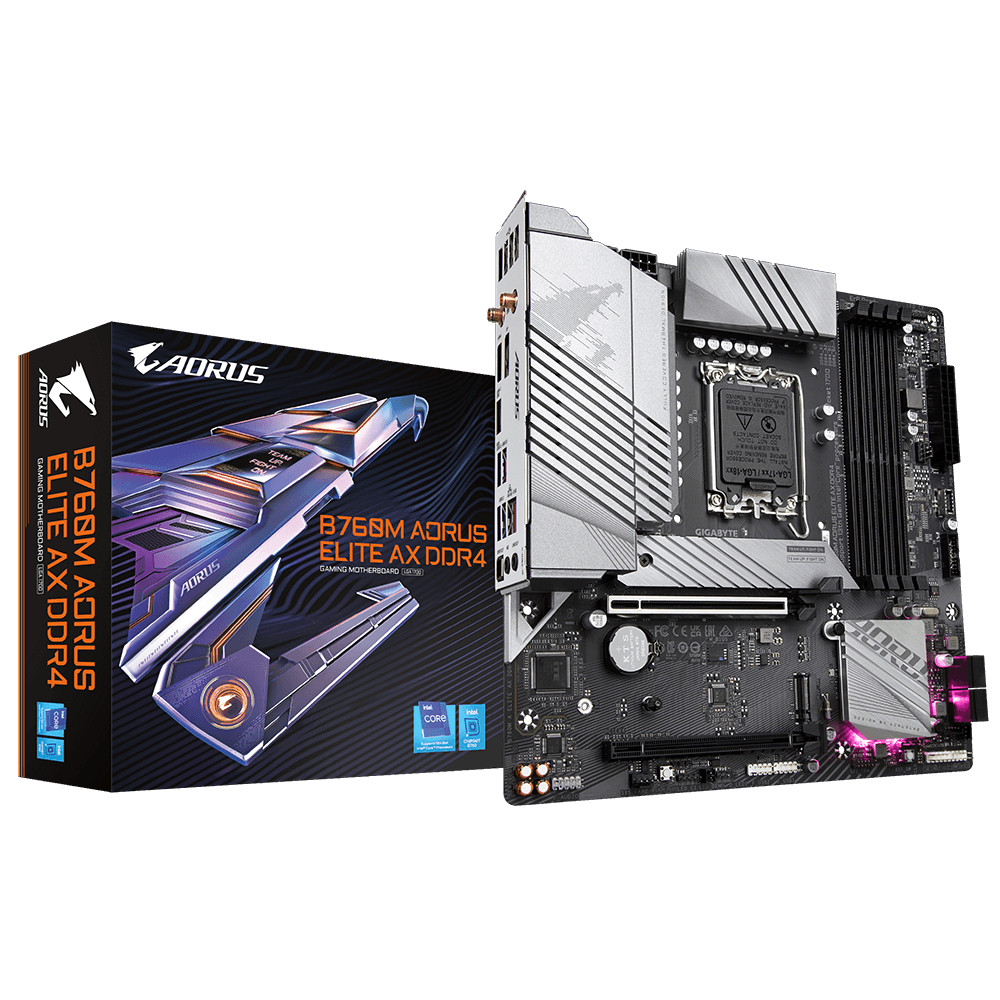 Mainboard Gigabyte B760M Aorus Elite AX DDR4 (rev. 1.x)