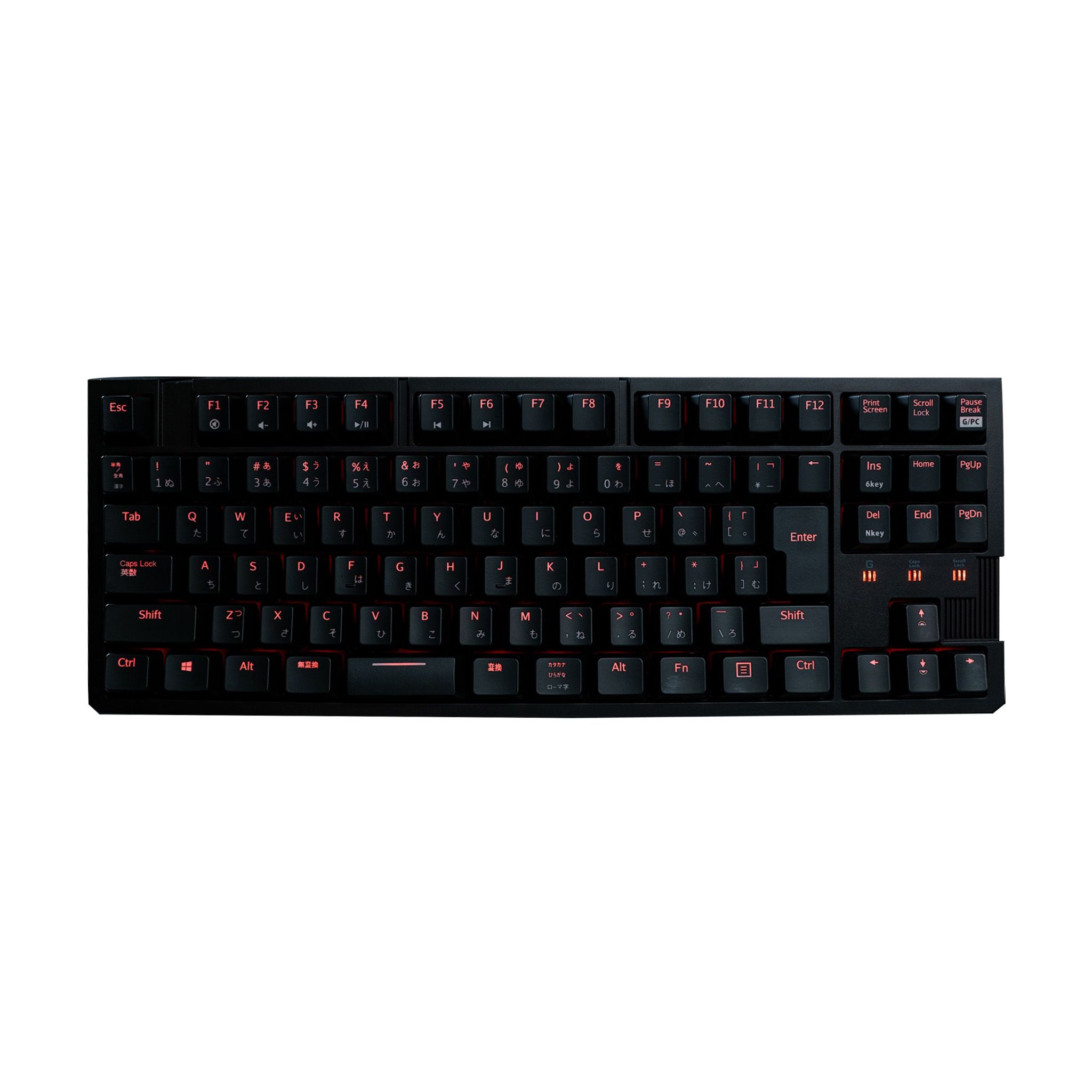 Bàn Phím Cơ Asus M801 TKL Gaming | Đen, Red Led, Kailh Red Switch